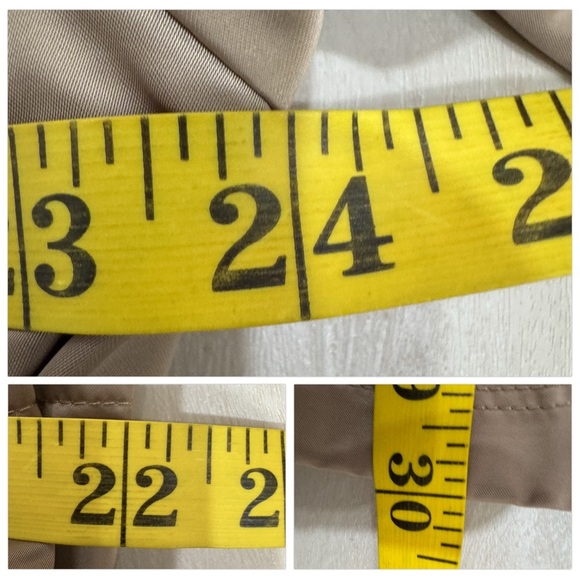 NWT Fabletics Utility Parka Women's Medium Beigewood Tan Cinch Waist Athleisure - Picture 14 of 15